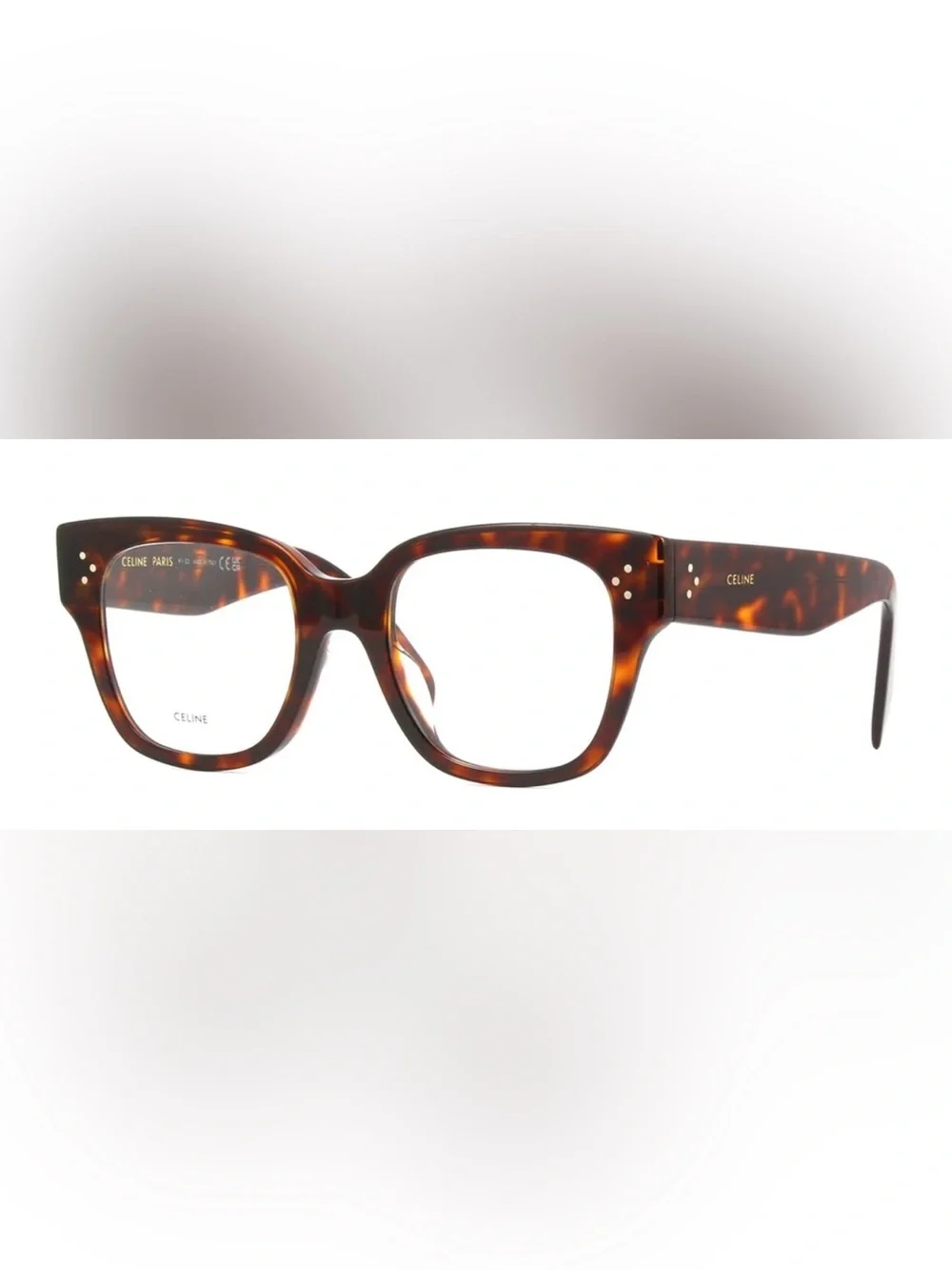Celine CL5110U Shiny Dark Havana RX Sunglasses.